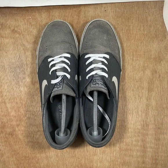 Nike Zoom Stefan Janoski Mens Size 13 Grey Suede Skate Shoes Sneakers main image 4